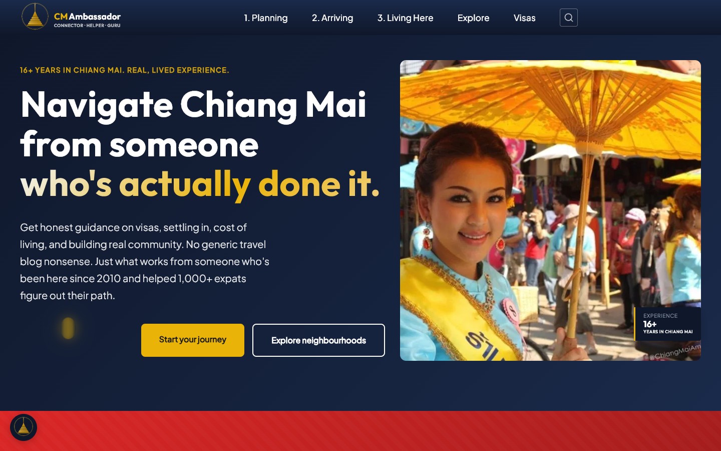 Chiang Mai Ambassador — hero